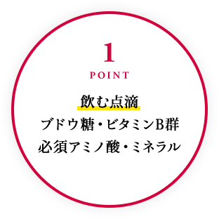 1POINT 飲む点滴 ブドウ糖・ビタミンB群 必須アミノ酸・ミネラル